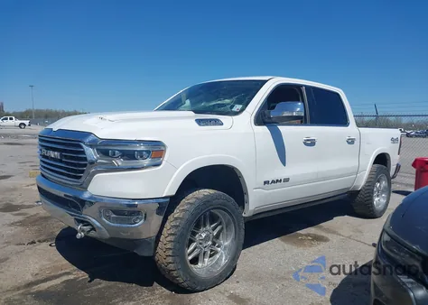 2019 Ram 1500 Longhorn 4X4 5'7 Box from USA, damaged, VIN 1C6SRFKT3KN595190